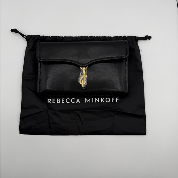 Rebecca Minkoff  Black Travel Wallet With Antique Brass Hardware - Picture 13 of 13